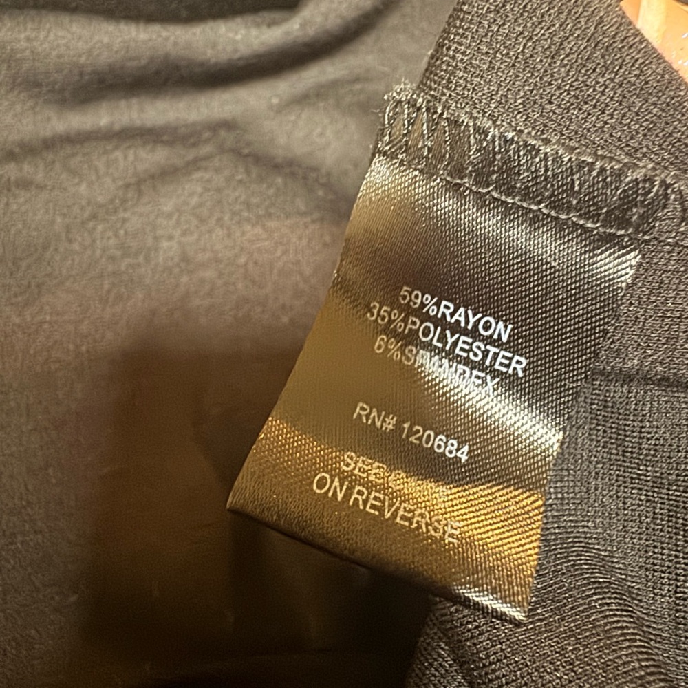 Torrid Black Pencil Skirt with Drape Detail - Picture 6 of 8